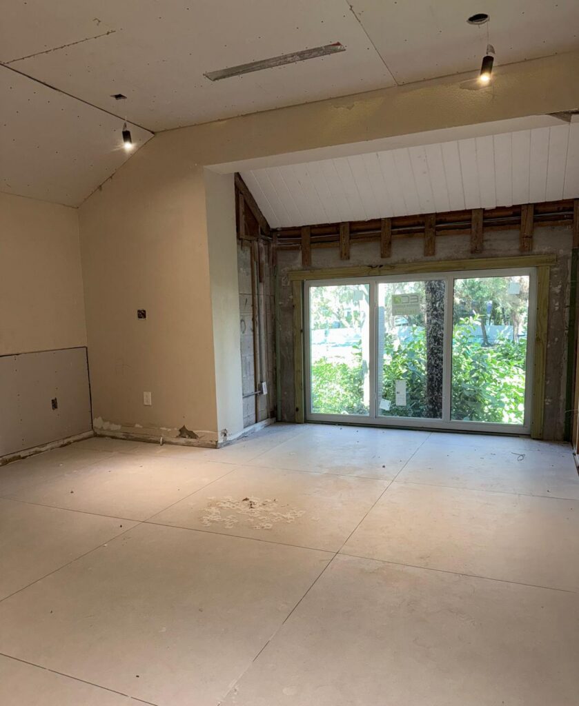 Construction remodeling project by IG Construction Miami