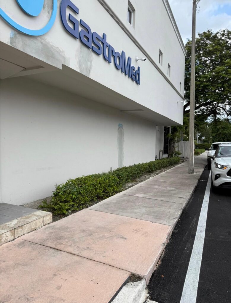 concrete restoration work